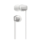 Sony WI-C310 Wireless in-Ear Headset/Headphones with Mic for Phone Call, White (WI-C310/W) - Like New