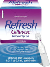 REFRESH CELLUVISC Lubricant Eye Gel Single-Use Containers 30 ea