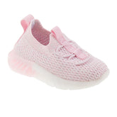 Gerber Size 10 Knit Sneaker in Light Pink