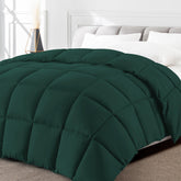 Minoroty Comforters Queen Size Machine Washable - Dark Green - Like New