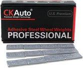 CKAuto 1/2oz, 0.5oz, Ultra Slim Low Profile, Grey Adhesive Stick On Wheel Weights, 1/2 oz/ 0.5 lb/Box, OEM Quality, (24pcs) - Like New