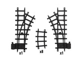 Lionel Ready-to-Play 10-Piece Inner Loop Black Plastic Track Pack - Like New