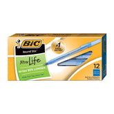 Bic Corporation Round Stic Ballpoint Pen, Med. Point Blue Ink