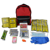 Ready America 70280 72 Hour Emergency Kit, 2-Person, 3-Day Backpack, Includes First Aid Kit, Survival Blanket, Portable Preparedness Go-Bag for Camping, Car, Earthquake, Travel, Hiking, and Hunting, Red - Like New