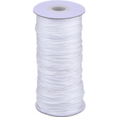 Outus 109 Yards/Roll White Braided Lift Shade Cord for Aluminum Blind Shade, Gardening Plant and Crafts(1.8 mm) - Like New