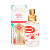 Pacifica Beauty, Indian Coconut Nectar Spray Clean Fragrance Perfume, Made with Natural & Essential Oils, Fresh and Warm Vanilla Scent, Vegan + Cruelty Free, Phthalate-Free, Paraben-Free