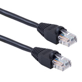 PHILIPS Ethernet Cable 25 ft. (7.6m) Cat5e Cat5 RJ45, Up to 100Mbps, for Router, Modem, Black, SWN7113A/27