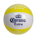 Northlight Corona Tropical Inflatable Beach Ball, 20", Yellow and White