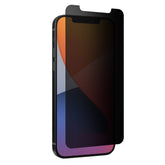 ZAGG InvisibleShield Glass Elite Privacy+ - Anti-microbial - Privacy Screen Protector for iPhone 12 Mini – 3X Impact Protection (200106679)