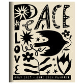 TF PUBLISHING July 2023 - June 2024 Peace Love Large Monthly Planner | Teacher Planner 2023-2024 Academic Year | Academic Calendar 2023-2024 Monthly | School Academic Planner 2023-2024