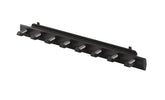 Rubbermaid FastTrack Wall Tool Rack, Black, Wrench Storage, Easy Tool Finder, Garage Organization System and Space Saving Storage