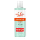 Neutrogena Oil-Free Acne-Fighting Stress Control Triple-Action Facial Toner, Soothing and Refreshing Toner with Salicylic Acid Acne Medicine, Green Tea, and Cucumber Extract, 8 fl. oz