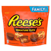 REESE'S Miniatures Milk Chocolate Peanut Butter Cups, Easter Candy Family Pack, 17.6 oz