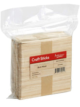 Popsicle Sticks for Crafts 200 Pcs 4.5 inch Wooden Multi-Purpose Popsicle Sticks for Crafts, Ice, Ice Cream, Waxing, and Tongue Depressor Wood Sticks