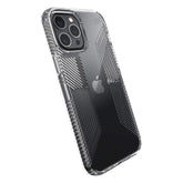 Speck Products Presidio Perfect-Clear Grip iPhone 12 Pro Max Case, Clear/Clear