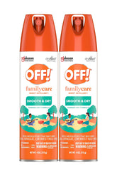 OFF! Family Care Insect & Mosquito Repellent, Bug Spray Containing 15% DEET, Protects Against Mosquitoes, 4 Oz, 2 Count