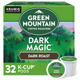 Green Mountain Coffee Roaster Dark Magic Keurig Single-Serve K-Cup Pods, Dark Roast Coffee, 32 Count