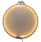 KAZE HOME Wall Mount Fish Bowl with LED Light, Yellow