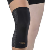 Copper Fit unisex adult Freedom Knee Compression Sleeve Hosiery, Black, Medium US
