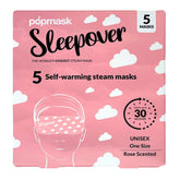 Popmask Sleepover Self Warming Steam Eye Mask Compress - for Headache Relief, Dry Eyes, Puffy Eyes, and to Help You Sleep - Rose Scent - 4 Pack - Like New