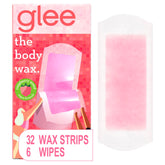 JOY Glee Waxing Kit for Women, Wax Strips, 32 Wax Strips and 6 Finishing Wipes, Wax Strips for Hair Removal, Body Wax Kit, Hair Removal for Women, Waxing, Hair Removal Wax, Waxing Strips, Wax Kit