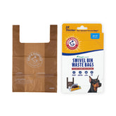 Petmate Heavy Duty Pet Waste Bags for Swivel Bin & Rake Dog Pooper Scooper, 20 Count Refill Bags (Packaging May Vary) - Like New