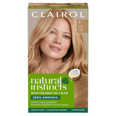 Clairol Natural Instincts Demi-Permanent Hair Dye, 9 Light Blonde Hair Color, Pack of 1, Packaging May Vary