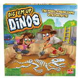 Goliath Dig 'Em Up Dinos - Fossil-Finding, Dino-Building Game Includes Fun Dinosaur Facts - 2-4 Players, Ages 4 and Up