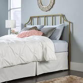 Sauder International Lux Queen Headboard, Satin Gold Finish