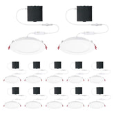 Commercial Electric 6 in. LED Slim 3 CCT Canless - White - (12-Pack) - Like New