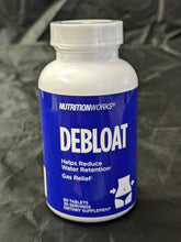 NutritionWorks Debloat Helps Reduce Water Retention Gas Relief 60 Tablets Dietary Supplement