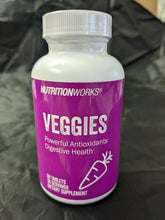 NutritionWorks Veggies Powerful Antioxidants Digestive Health 60 Tablets Dietary Supplement