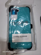 Teal Protective Case Galaxy S21 FE with Clip