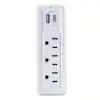 3-Outlet Wall Mounted Surge Protector in White - Like New