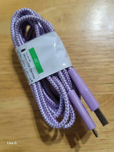 Wireless Gear 10 Ft USB to Micro Braided Fabric Charging Cable - Purple