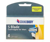 Men's 5-Blade Disposable Cartridges, 4-Pack