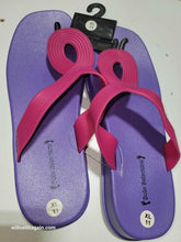 Sole Selection Fashion Flip Flop wrap Thong Sandal Pink/ Purple