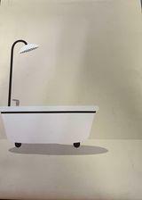 Canvas Art Bath Tub