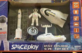 Space Mission Set Space Rocket Astronaut Spaceship 5 pcs