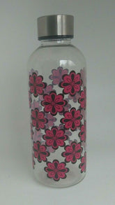 20 Oz Printed Water Bottle Stainless Steel Cap BPA Free