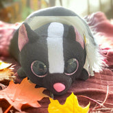 Fuzzee Tails Stinker Born 8/18 Black Skunk 5” Plush Stuffed Animal