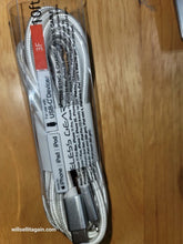 USB-2.0 Type C to 8-pin Cable 10 Feet, Fabric for iPhone Apple iPad Lap (Multiple Colors)