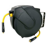 Husky Air Hose (300Psi) Enclosed Hybrid Reel Wall Mountable+Lead-in Hose Hybrid