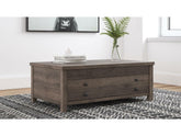 Signature Design by Ashley Arlenbry Farmhouse Lift Top Coffee Table, Gray