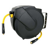 Husky Air Hose (300Psi) Enclosed Hybrid Reel Wall Mountable+Lead-in Hose Hybrid - Like New