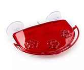 Real Living Red Plastic Window Hummingbird Feeder - Like New