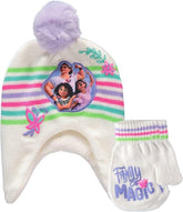 Disney Encanto Girls' 2-Piece Mirabel Butterfly Hat and Gloves Set