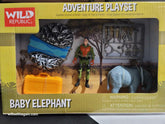 Wild Republic Adventure Playset Baby Elephant