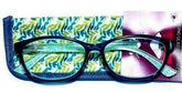Foster Grant Gwyn Teal Women's Reading Glasses with case - +1.50