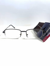 Foster Grant Simply Specs reading glasses Hal brown semi-rimless +2.75